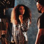 Brandy Norwood Instagram - #SomebodySon video #bts a moment with the godFather @frankgatson ♥️ 📸 @dennis247_
