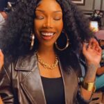 Brandy Norwood Instagram - the crown is all mine- ain’t no thorns on my roses- God came to me and told me that I’m the chosen -@aasimdxplicit #concord 🤘🏽