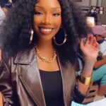Brandy Norwood Instagram - the crown is all mine- ain’t no thorns on my roses- God came to me and told me that I’m the chosen -@aasimdxplicit #concord 🤘🏽