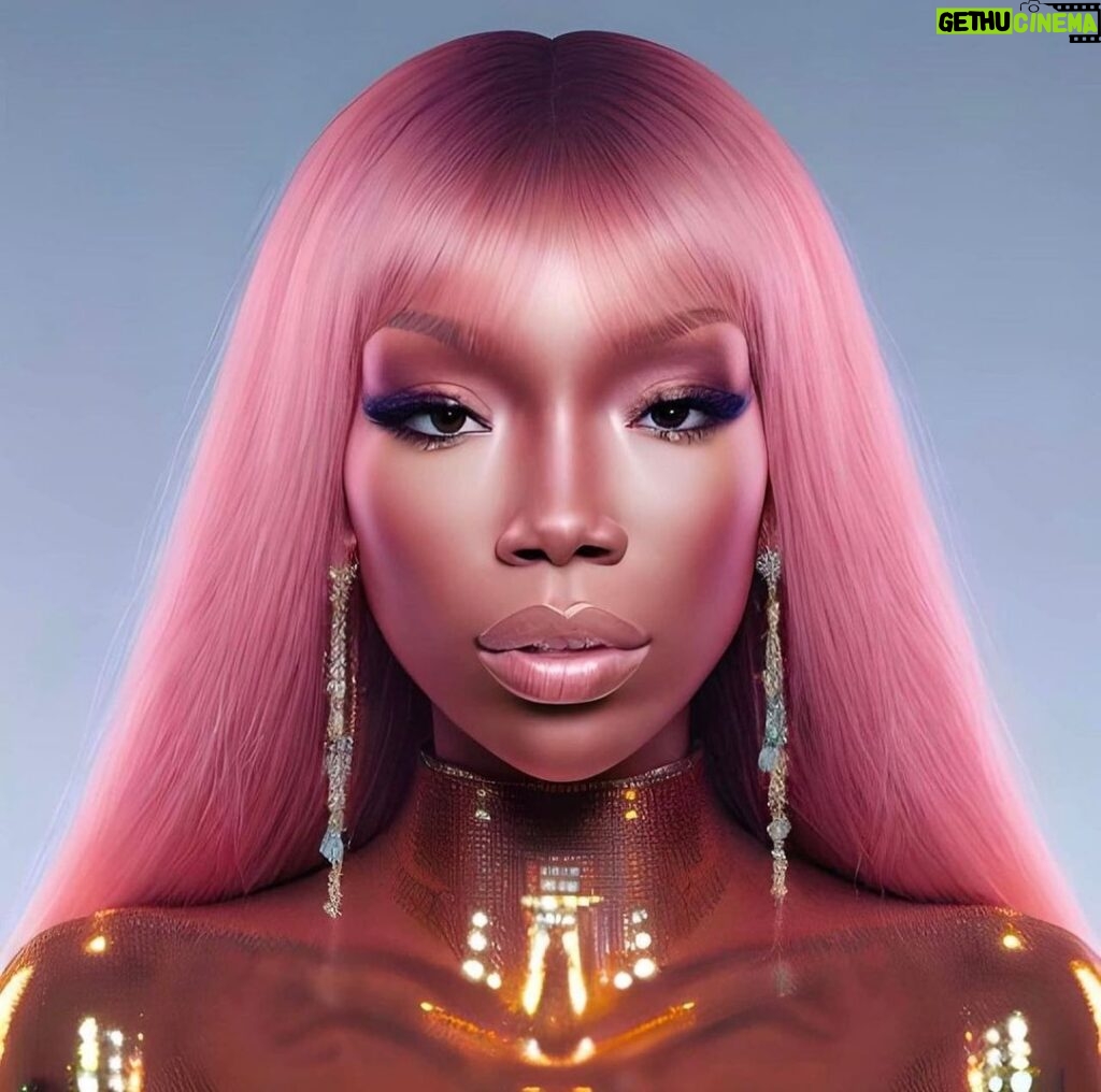 Brandy Norwood Instagram - They don’t want me to go pink 💗💗 💗 @theozriy - thank you so much 💗 #BlackBarbie