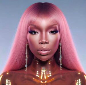 Brandy Norwood Instagram - They don’t want me to go pink
💗💗 💗
@theozriy - thank you so much 💗

#BlackBarbie