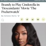 Brandy Norwood Instagram - So excited to join this amazing cast and reprise my role as #Cinderella in the #DisneyDescendants sequel The Pocketwatch. Thank you to my @disney and @disneyplus fam ✨ It’s Still Possible 👑