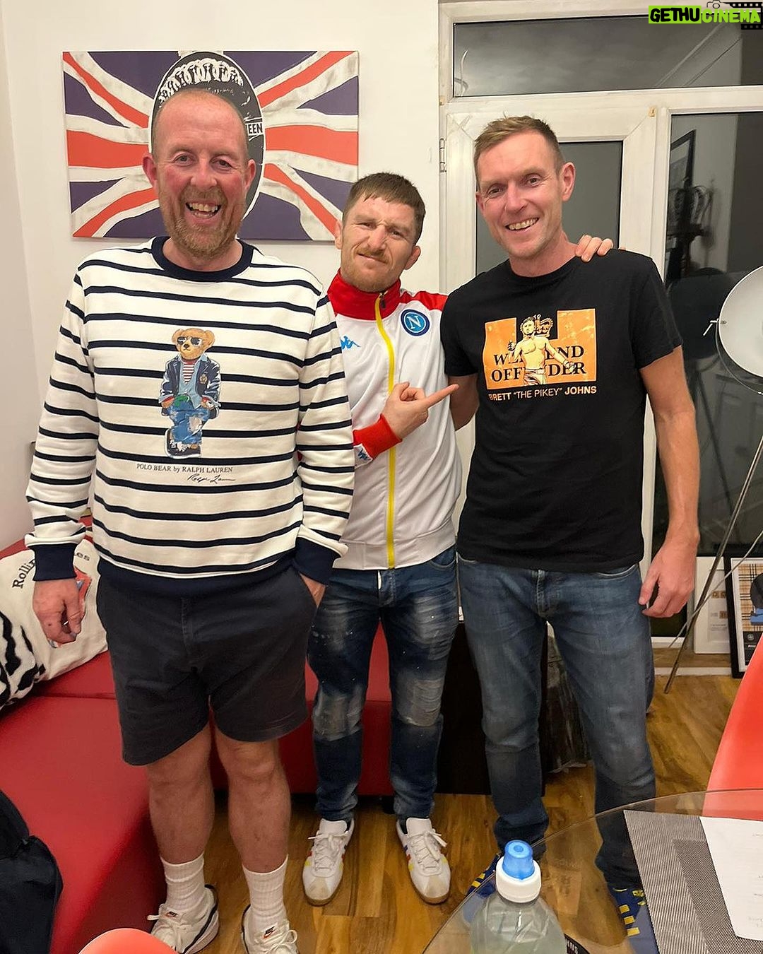 Brett Johns Instagram - Napoli, Stockholm’s and Port Tennant. Love the boys @ambitioniscritical1997 lads! Paddy and Ryan been behind me for years! Had an absolute blast last night! Listen to the episode here! https://open.spotify.com/episode/3ELnZfaNzutQ2J2vKbH3yn?si=PqDbnBuCTneP4aD9tRbnmQ