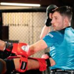 Brett Johns Instagram – Sparring some of the best fighters in the world, on a daily basis.

Massive thank you to the team as always.
@shoremixedmartialarts 

Having it off with another tasty scrapper December 8th

@sashshots 📷