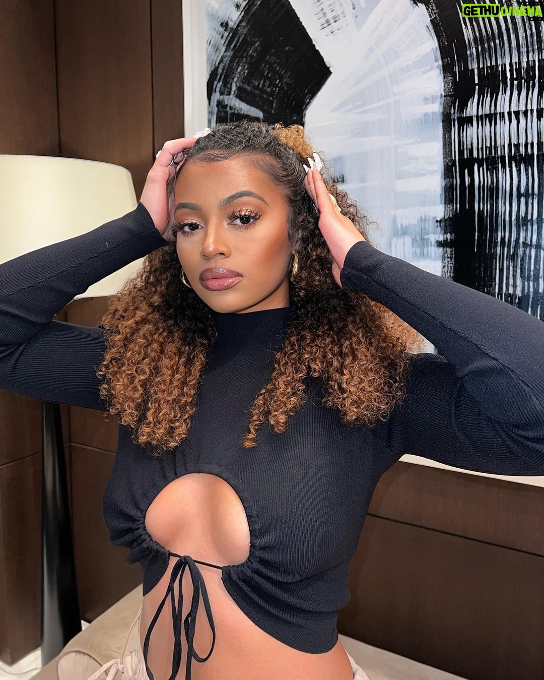 Bria Bryant Instagram - always in my element • • Top & Skirt: @tigermist Shoes: @chanelofficial New York, New York