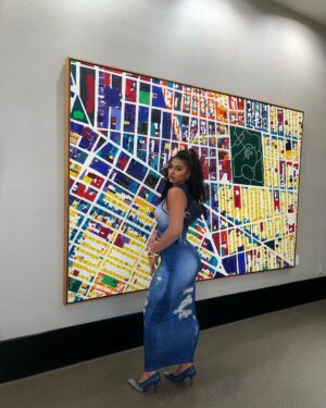 Bria Bryant Instagram - art that feeds the soul >
•
•
Shoes: @jeffreycampbell 
Bag: @prettylittlething 
Jewelry: @lovisajewellery