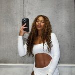 Bria Bryant Instagram - I’d be mad too • • Let’s take a moment for the Alexandria dress @babyboofashion🌸#babyboofashion Brooklyn, New York
