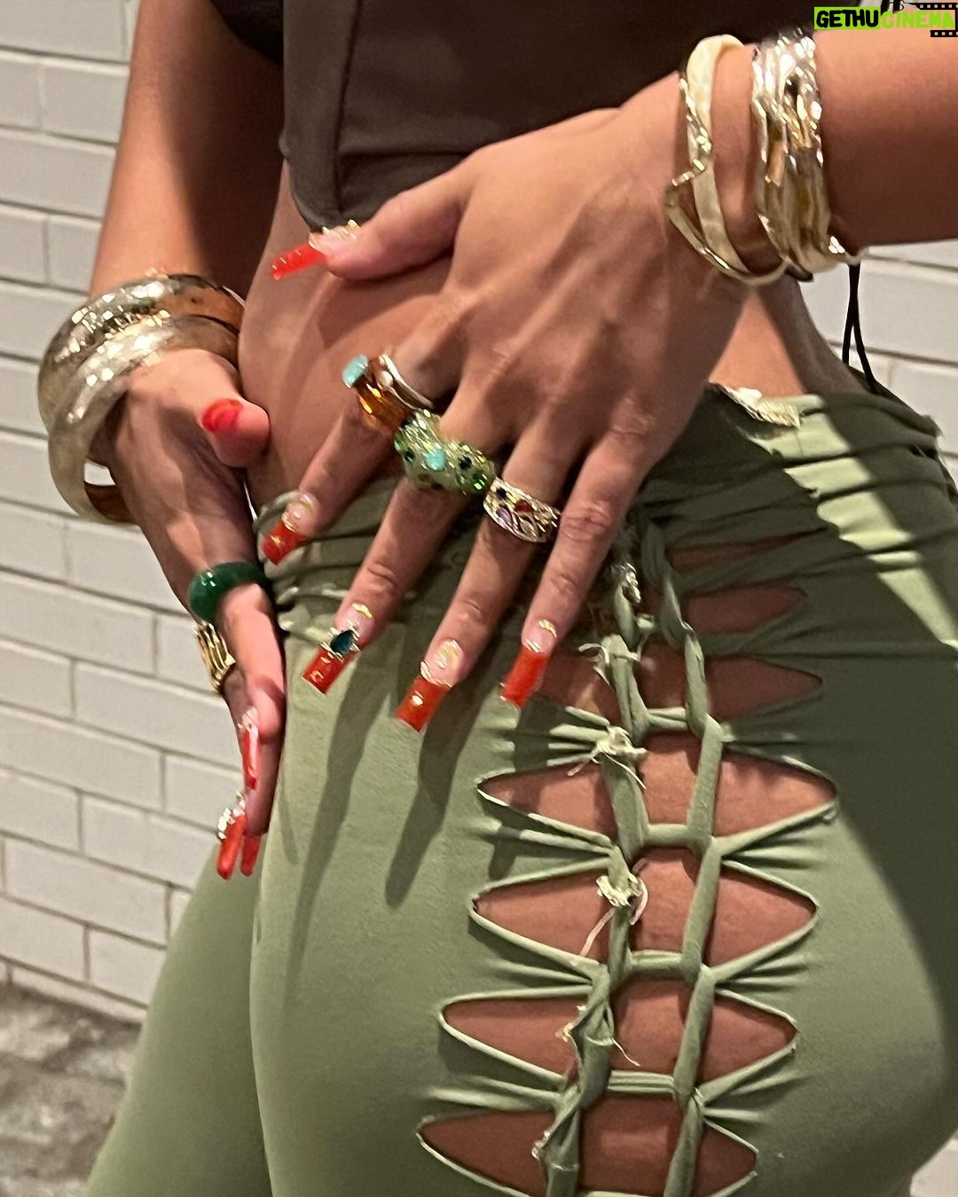 Bria Bryant Instagram - it’s all in the detailz bby • • Top: @shop_solado Bottoms: @breadaeshon Shoes: @jeffreycampbell New York, New York