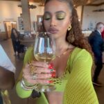 Bria Bryant Instagram – october’s finest 🍂🎃🍷
•
•
Dress: @murciuk
Nails: @nailz_bylia
Hair: @majonhair Sharrott Winery