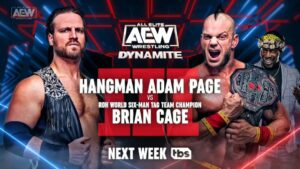 Brian Button Instagram - Graphic says it all.  Let's do this shit. And it ain't gonna be cowboy. 
#cagevshangman3 #aew #aewdynamite