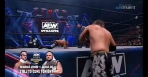 Brian Button Instagram - Another banger with the hanger.  See ya again soon. 

#machine #Swoleverine #aew #hangman #bestof7 #deliveryman #delivereverytime