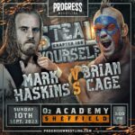 Brian Button Instagram - 💪 Brian Cage faces Hangman Adam Page next week on #AEWDynamite. 🔥 BUT before that, you can see him LIVE in the UK this weekend! 🎸 Brian Cage Vs Big Damo ⚙️ Mark Haskins Vs Brian Cage 🎟️ Get your tickets here: #Birmingham: bit.ly/CH155FTN #Sheffield: bit.ly/CH156SY #PROGRESSWrestling #AEW #Wrestling Birmingham, United Kingdom