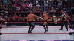 Brian Button Instagram - "holy shit!" 
"This is awesome!"

Close but no cigar. The vanilla gorilla slipped on a giant banana peel, but we turned some heads, and showed this accidental team is made to to succeed. And succeed we shall. We aint going anywhere

Side note, ftr is the real deal.

#aewcollision #aewtagteamchampionship #ftr #bigbill #briancage #machine #mogulembassy