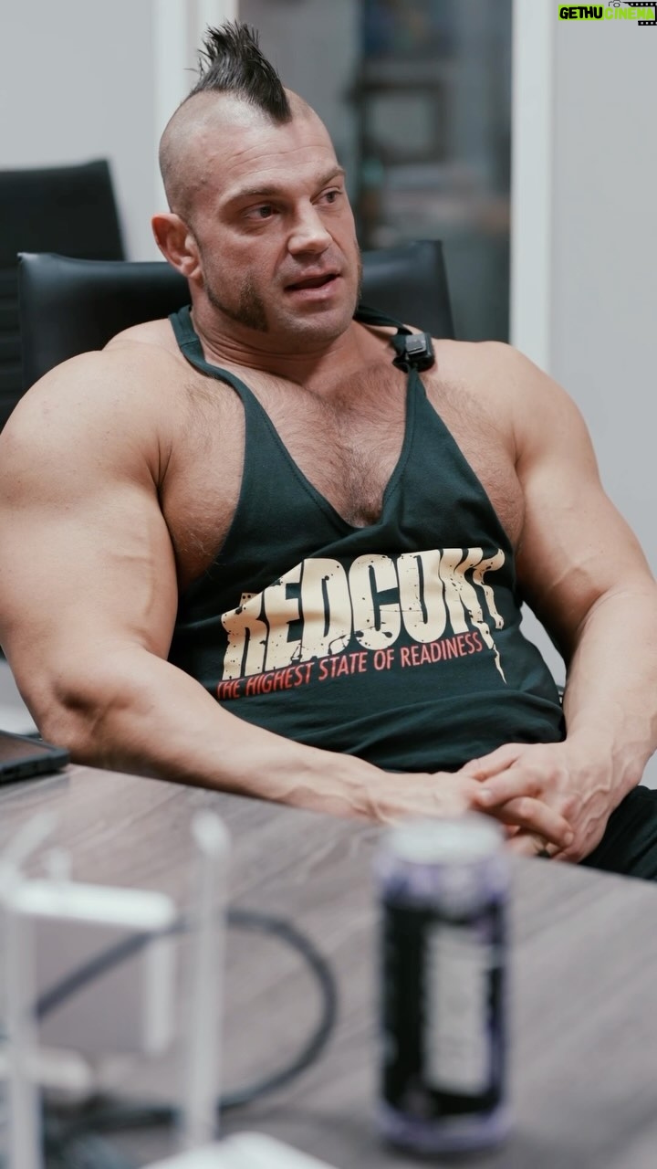 Brian Button Instagram - Today at @redcon1 . . . . . #redcon1 #redcon1tieroperator #strongman #fitnessmotivation #gym #redcon1gym #gymlife #fit #training #motivation #powerlifting #higheststateofreadiness #fitfam #bodybuilding #briancage #briancagethemachine #aew #wwe #njpw #wentworthbros #randywentworth Boca Raton, Florida