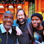 Brian Frasier-Moore Instagram – Had a blast with @8gband at @latenightseth this week! Thank you @erx11 for another opportunity! Thank you @fallguy_2.0 for always having my back! Always a pleasure to rock with @elijanney @seth_jabour @sydfkr ✊🏾 Until next time! Happy Holidays!