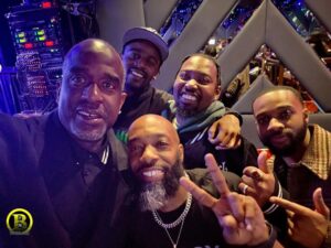 Brian Frasier-Moore Instagram - What an AMAZING LEGACY CHRISTMAS show last night! Watching my brothers ROCK @bluenotenyc 💯💪🏾 Thank you @adamblackstone @jus1gil  @mikereident @jerz_mason for the inspiration! Had a blast! Great hang with @turnthepaygepro @respectfully_cp ✊🏾