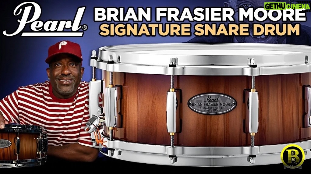 Brian Frasier-Moore Instagram - BFM Signature Snare available at BFMWORLD.com and $699.00 This luxurious instrument features the strong, recording-friendly shell combination of North American Maple and premium imported Gum wood. However, its extra-thick 12-ply configuration, Mastercast Die-Cast Hoops, and streamlined CL bridge lugs add significant volume and attack. “In my opinion, a great snare drum provides power, tone and versatility,” Brian states. “I’m proud to say that we’ve accomplished these things with my Pearl Signature Snare. If you’re looking for that complete sound, then this is the snare for you.” Available in Gloss Naturalburst Lacquer over Artisan Exotic Gum wood outer veneer, Brian’s Signature Snare is a must for the ever-evolving timekeeper. Model: BFM1455SC Size: 14x5.5 Shell: 12ply 15mm (2 ply Gum Outer / 8 ply Maple Middle / 2 ply Gum Inner) Hoops: MasterCast Lugs: CL55 Rods: 10 Snares: 42 Strand #bfmsignaturesnare at #bfmworld #bfmworldinc @pearl_drums