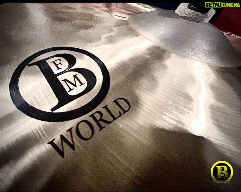 Brian Frasier-Moore Instagram - #bfmworldridecymbal by @sabiancymbals almost ready for debut! #001 #versatile #jazz #rock #rnb #country #hiphop #trap #gospel #studio #liveperformances #customridecymbal #bfmworld #bfmworldinc