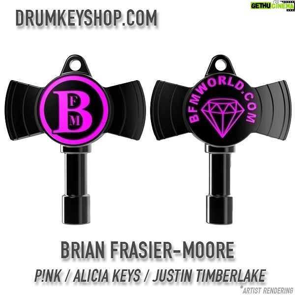 Brian Frasier-Moore Instagram - Reposted @bfm22 2024 is off to an amazing start and we’re pleased to release this new version of Brian Frasier-Moore’s drum key to celebrate him being on the road with the P!NK Summer Carnival 2024 Tour. Come grab your key today as a pre-order and have them delivered in 6-8 weeks. Our drum keys are cool enough to collect and tough enough to do the daily work as a professional. @drumkeyshop #bfmsignaturedrumkey #bfmworld #bfmworldinc