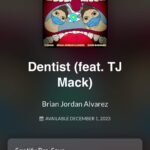 Brian Jordan Alvarez Instagram – Presave dentist. Link in bio