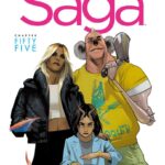 Brian K. Vaughan Instagram - We’re back! Saga returns in January with a massive double-sized issue, somehow still for our regular price of just $2.99. No cash-grab variant covers, no gimmicky renumbering, just more gloriously graphic sex and violence, as we begin the second half of the most epic adventure in comics. Thanks for your patience, Saga family!