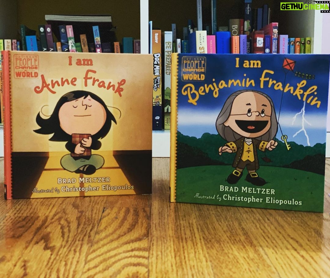 Brian K. Vaughan Instagram - My daughter isn’t even 10 yet but she’s already consumed more graphic novels than I had by the time I was 30. And her first series is still her favorite: Ordinary People Change the World by @bradmeltzer and @chriseliopoulos. She’s been growing up with these books (the Lincoln volume was when we first discussed slavery!), and devoured these two new gems on impact. I command you to buy them both immediately, thanks. Everybody doing okay? Any big plans for the weekend? I’m just writing more Saga so please don’t yell at me.