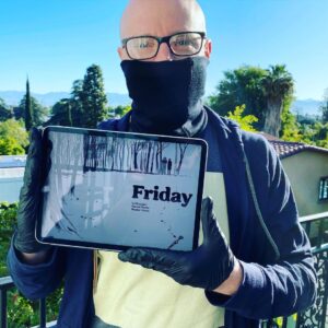 Brian K. Vaughan Instagram - How are you? Brian here, briefly emerging from my Yes I’m Writing More Saga Bunker to share something cool. Criminally gifted artist Marcos Martin has collaborated with one of my favorite writers/nemeses Ed Brubaker on an amazing new comic that you can read RIGHT NOW at the link in my bio. This story contains some of the most beautiful pages I’ve ever seen, thanks in no small part to the career-best colors of Muntsa Vicente, and the entire oversized first issue is available to download and own this second, for any price you think is fair. As with every comic at Panel Syndicate, creators keep all rights to their creations and 100% of the profits, so if you’re lucky enough to still be employed in these dark times, I hope you’ll show this hard-working team some love. Regardless, please read FRIDAY today. Even though it’s Wednesday. Thanks. Everyone hanging in there...? I’m filled with gratitude for all of you out there saving the world while I continue to do nothing but plow through a crate of my daughter’s unsold Girl Scout cookies. #imisscomicshops #butwhilewewait #digitalcomics #creatorowned #tagalongs