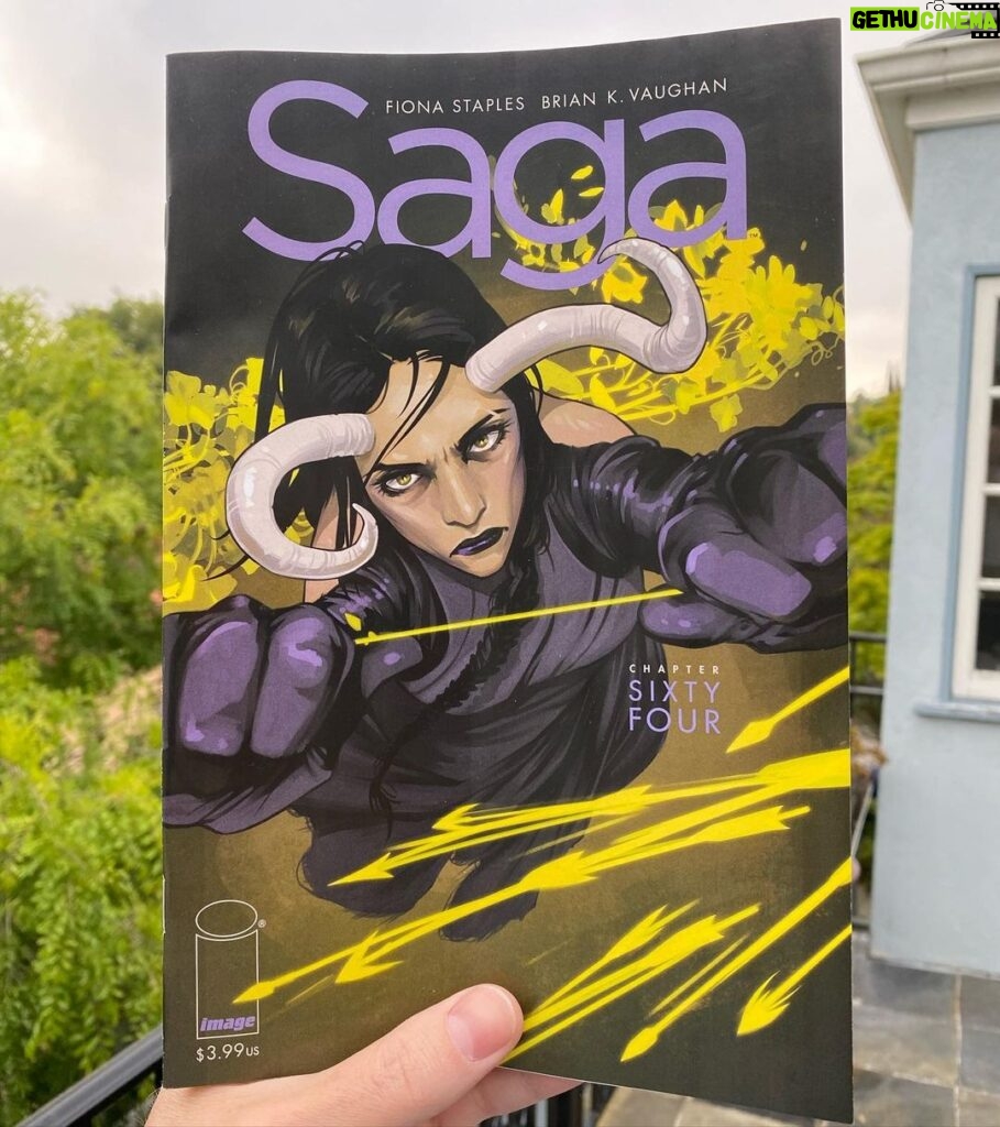 Brian K. Vaughan Instagram - At your local comic shop this week! No need for “variant” covers when @fionastaples always nails it with her take. #saga #petrichor #imagecomics