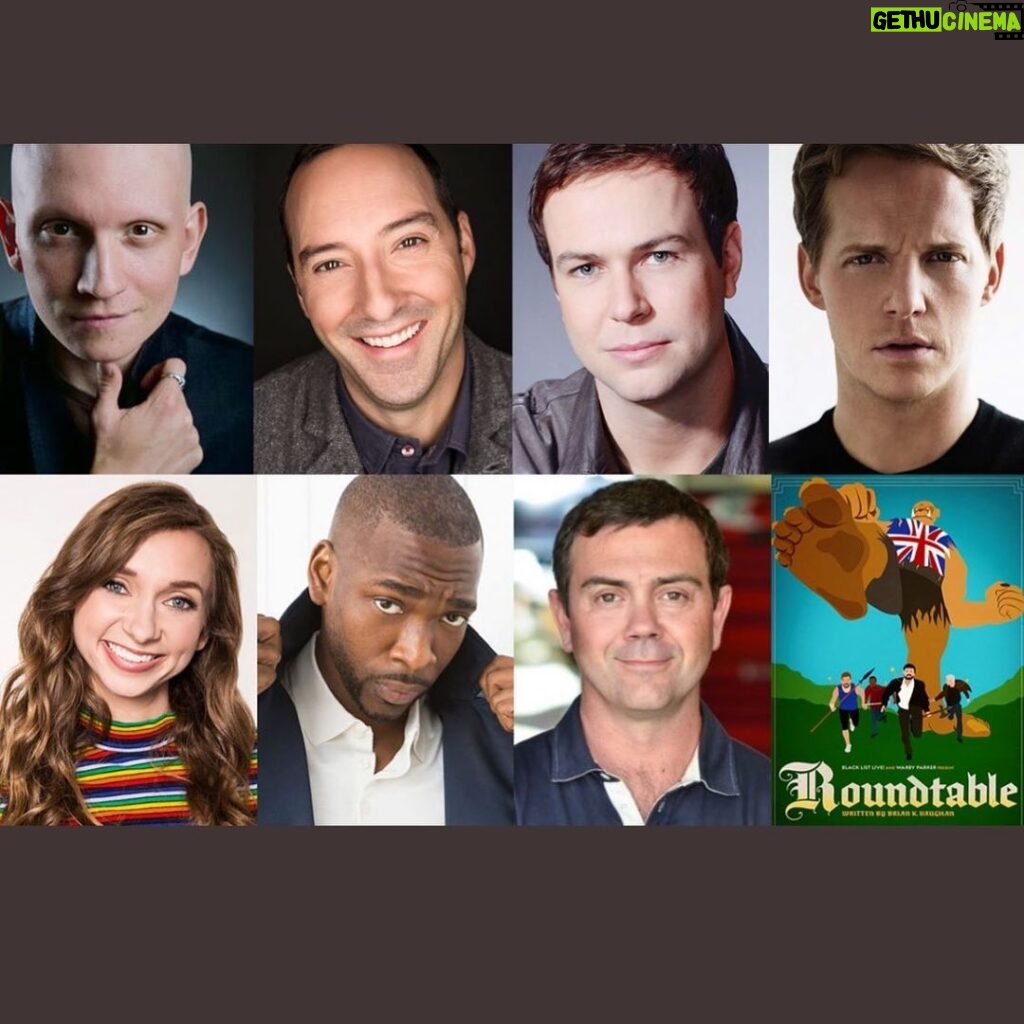 Brian K. Vaughan Instagram - Our reading might be sold out by the time you read this, so now I’m just bragging, but look at this cast! Joining the three amazing actors I mentioned in my previous post are Emmy-winning star of Veep and Arrested Development Tony Hale, the obscenely brilliant Chris Geere from You’re the Worst, Hamilton’s best King George III Taran Killam, plus Barry’s own NoHo Hank (and, empirically, one of the handsomest men alive) Anthony Carrigan! These are my favorite actors from my favorite shows, so I can’t thank everyone at The Black List enough for assembling this Roundtable to read a comedy screenplay I was certain was lost to time. This won’t be recorded or repeated (and there are still more surprise talents joining us!), so please check the link at my bio if you want in on November 2. I’m so nervous that I can’t stop throwing up, though that might just be the toxic air in the Valley right now. Ricardo Montalban Theatre