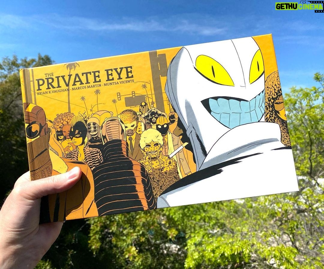 Brian K. Vaughan Instagram - Panel Syndicate is 10 years old?! Huge congrats to my dear friend Marcos Martín for just about single-handedly keeping this important site alive for a decade and counting. To celebrate, I’ll be giving away a signed hardcover of THE PRIVATE EYE over at my other digital domain, Exploding Giraffe, but @thepanelsyndicate has a ton of new comics that you can read for any price you think is fair, including nothing, so head on over there first, won’t you? And if you find a new title you love, maybe toss the creators some coins, as they keep everything you generously send their way. Thanks, hope your week is off to an okay start! #panelsyndicate #digitalcomics #explodinggiraffe