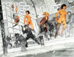 Brian K. Vaughan Instagram - Is this allowed on here? Beautiful artwork by @niko_henrichon, lovely lettering by Fonografiks, from our new graphic novel SPECTATORS. Link in bio, for now. #art