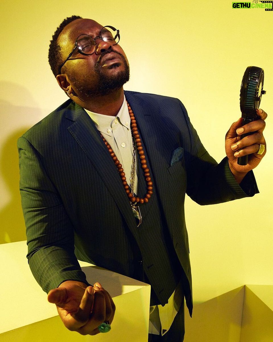 Brian Tyree Henry Instagram - Stay breezy. @vanityfair @talliaorange @untuckit @wood.all.good @opolar_brand styles by @waaadams