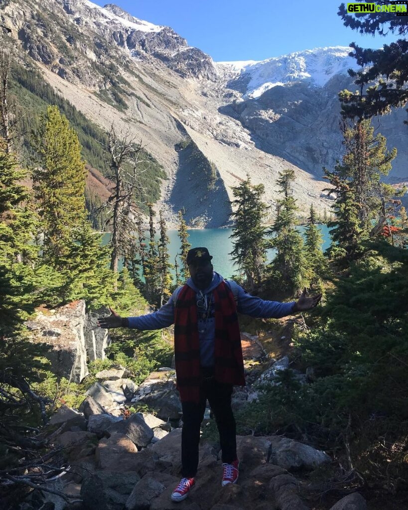Brian Tyree Henry Instagram - 111 flights. 6 vertical-ish miles. Went from #sightseeing to #fitness real quick. #joffrelakes #canada #hiking #missme #beautiful but #fuckmylife #oxygen #elevation #iwalkedthatshitinconverse #kaytranada for the ride home. #couldntgetincarfastenough #fall is still my #fav #season. (The crux of this post is I hate hiking. Not sure I was clear.)🤷🏿‍♂️ Whistler, Canada