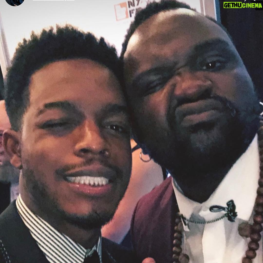 Brian Tyree Henry Instagram - It’s been a long time. I shouldn’t have left you. But it’s been a busy past few week(s). None of which would be possible without all the love/support from all of you. And these dope ass folks along the way. From playing #milesmorales father, to a sketchy Alderman candidate in #widowsmovie and to finally share Daniel from the amazing feature #ifbealestreetcouldtalk at the historic #apollotheater, all of this still feels surreal. But if there’s one thing you can know for sure, I’ve got so much more to show you. 🙏🏿❤️#spiderman #intothespiderverse #widows #ifbealestreetcouldtalk #nyff #nycc #premiere #nyc #pinchme #dream #wokeaf tho #elbowrubbing #friends #blackfriends #multicultural #wepa special thanks to @waaadams for my styling #tbt