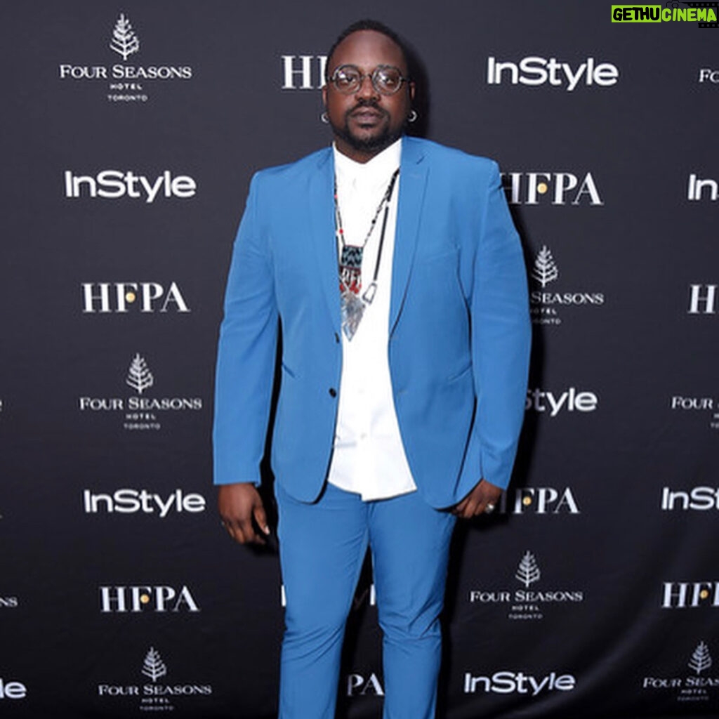 Brian Tyree Henry Instagram - We did it!!! Consider #TIFF crushed. I had the honor of premiering 3 movies this weekend. And to be styled by the amazing @waaadams @waacostumedesign. Thank you for letting me feel like me. Congrats to @widowsmovie @bealestreet and @whiteboyrickmovie. @perryellis @colehaan @paige @zara @talliaorange @untuckit @ejis_inc @levis and @converse