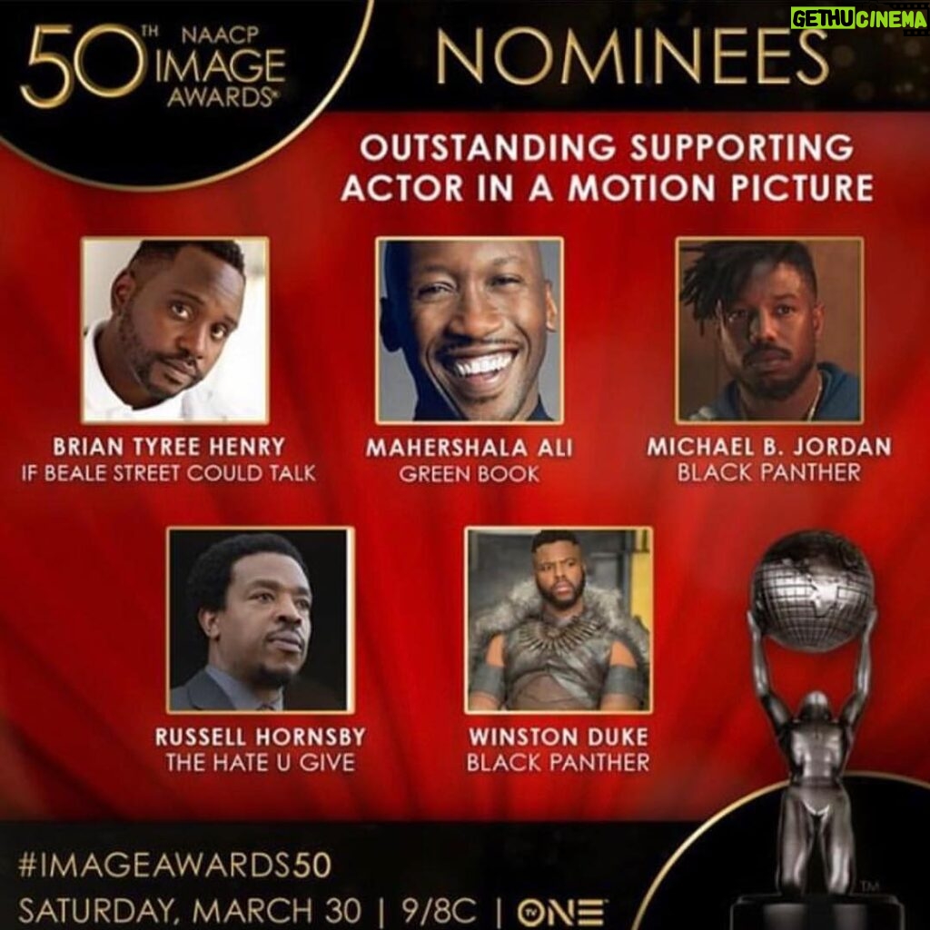 Brian Tyree Henry Instagram - Floored. And beyond honored. Thank you @naacpimageawards and @naacp for this recognition. I am among some great colleagues. @mahershalaali @michaelbjordan @winstoncduke @russell.hornsby @bealestreet
