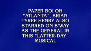 Brian Tyree Henry Instagram - Wait. Wait. I know this answer. #icymi #wow #wtf #whatis @jeopardy