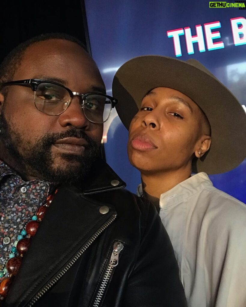 Brian Tyree Henry Instagram - My friend. My ally. My lieutenant and leader in this army that I’m so proud to be a part of that we call Black Artistry. @lenawaithe you inspire me. Daily. Thank you @filmindependent for bringing us together today to host the luncheon to an amazing room of minds that care to be different and free and creative as fuck. It was an honor Los Angeles, California