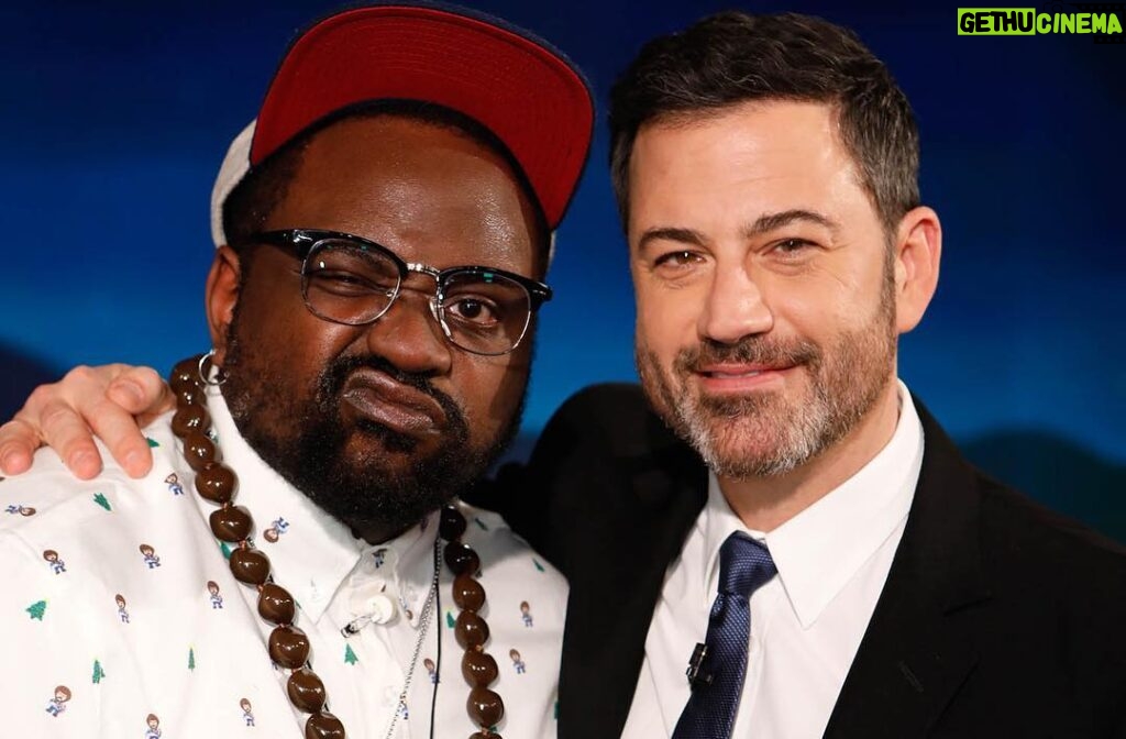 Brian Tyree Henry Instagram - Tonight! Check me out on @jimmykimmellive Thanks to everyone there for making the entire time great #kimmel #happytrees #bobross @rsvlts Los Angeles, California