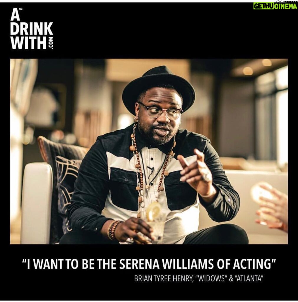Brian Tyree Henry Instagram - #goals #dreams #gamerecognizegame #aimhigh🎾🎾peep my interview with @adrinkwith. Link in bio. @widowsmovie in theaters now. Show it some love. @serenawilliams @hillarysawchuk ❤️✊🏿