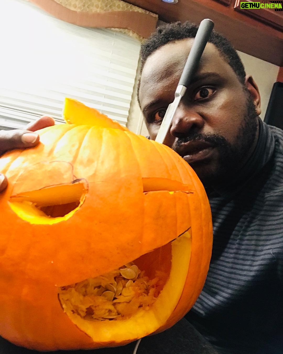 Brian Tyree Henry Instagram - As I film on an actual haunted and abandoned insane asylum, something told me to share this. Go vote. #castballotsandspells #imightbepossesed #togotothepolls #puns #punsnotguns #vote #somethingisbehindme #hopefullyitsthecurrentpeopleinoffice #becausewevotedfornewshit #mypumpkinisregistered #youshouldbetoo #hesalsodrunkandwontgohome