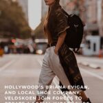 Briana Evigan Instagram – Thank you @lifestyling.co.za for the awesome article for the @moveme.studio and @veldskoenshoes social impact shoe. Click link in bio to get yours 🌏