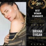 Briana Evigan Instagram – @vegasmovieawards thanks for the recognition. Our whole team is very proud and honored to have been seen. The journey has just begun! 📸 @rosannafaraci