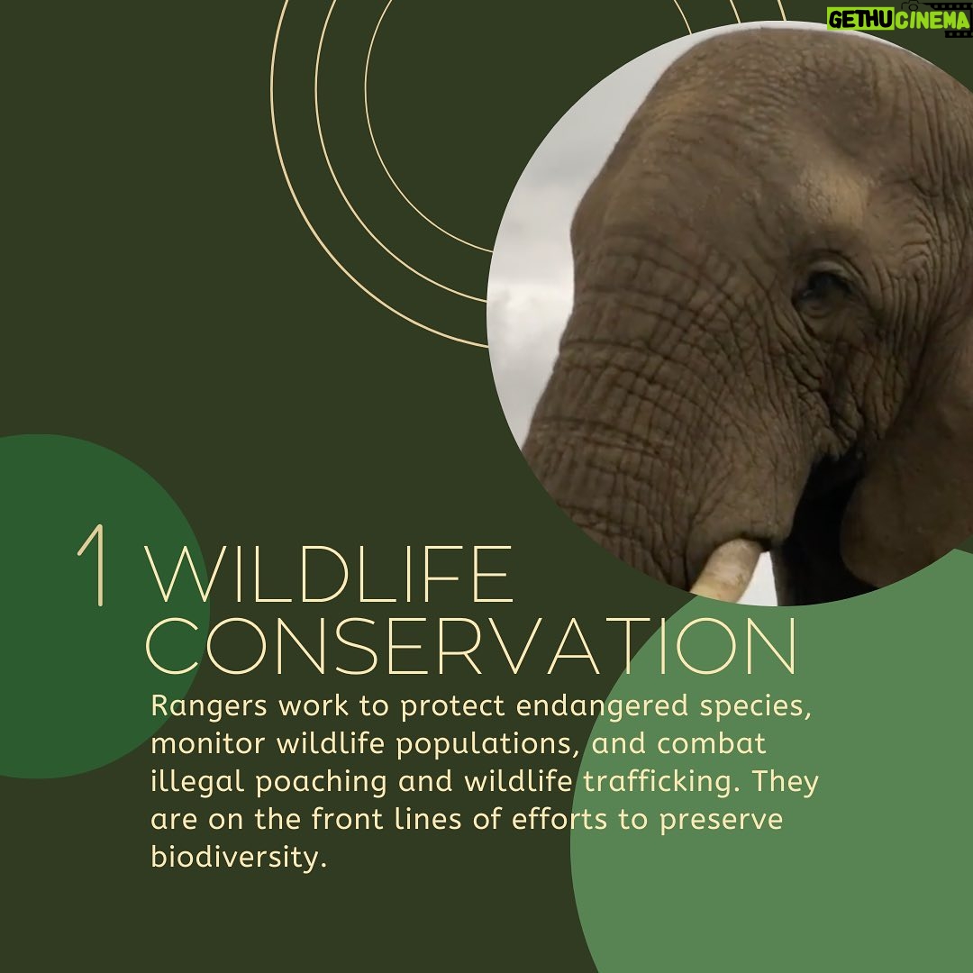 Briana Evigan Instagram - There are many reasons as to why rangers are important, from wildlife conservation to the preservation of our eco-systems. Their dedication and hard work deserves endless recognition and support. #conservation #africa #communityfirst #foodsecurity #sustainability