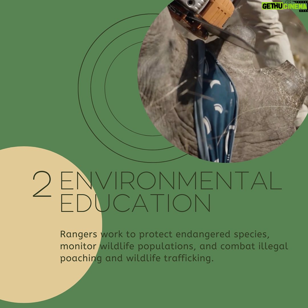 Briana Evigan Instagram - There are many reasons as to why rangers are important, from wildlife conservation to the preservation of our eco-systems. Their dedication and hard work deserves endless recognition and support. #conservation #africa #communityfirst #foodsecurity #sustainability