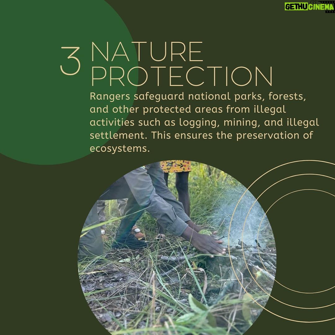 Briana Evigan Instagram - There are many reasons as to why rangers are important, from wildlife conservation to the preservation of our eco-systems. Their dedication and hard work deserves endless recognition and support. #conservation #africa #communityfirst #foodsecurity #sustainability