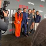 Brianna Baker Instagram - UNSTABLE: Starring savant @johnnylowe and da boss man @roblowe is out on Netflix Today💫 I’ve seen the first 3 episodes and it’s vvv good!! 🤩 Here are some sexy pics of us all modeling at the premiere last week💅🏽📸💋