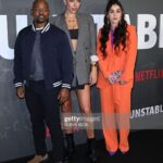 Brianna Baker Instagram - UNSTABLE: Starring savant @johnnylowe and da boss man @roblowe is out on Netflix Today💫 I’ve seen the first 3 episodes and it’s vvv good!! 🤩 Here are some sexy pics of us all modeling at the premiere last week💅🏽📸💋