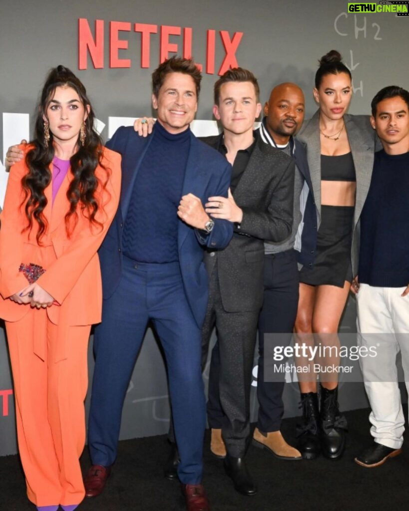 Brianna Baker Instagram - UNSTABLE: Starring savant @johnnylowe and da boss man @roblowe is out on Netflix Today💫 I’ve seen the first 3 episodes and it’s vvv good!! 🤩 Here are some sexy pics of us all modeling at the premiere last week💅🏽📸💋