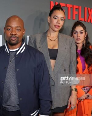 Brianna Baker Instagram - UNSTABLE: Starring savant @johnnylowe and da boss man @roblowe is out on Netflix Today💫 I’ve seen the first 3 episodes and it’s vvv good!! 🤩 Here are some sexy pics of us all modeling at the premiere last week💅🏽📸💋